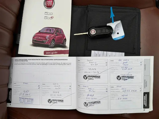 Fiat 500C 0.9 TwinAir Lounge / Cabrio / Leer 2013 Benzine 18