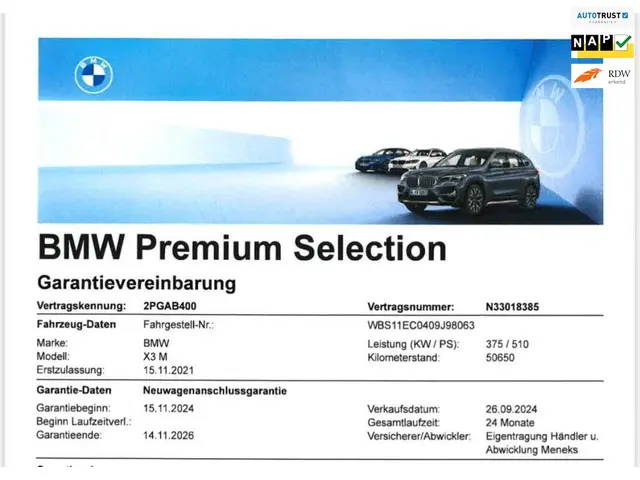 BMW X3 M Competition Premium Selection 2021 Benzine 15
