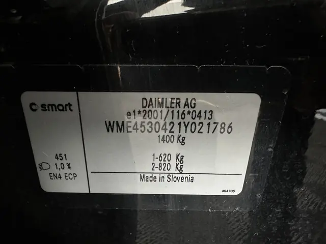 Smart Forfour 1.0 Essential Edition 2015 Benzine 22