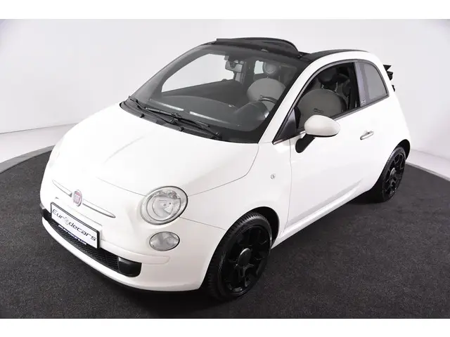 Fiat 500C TwinAir Lounge *Leer*Cabrio*Airco* 2012 Benzine 26
