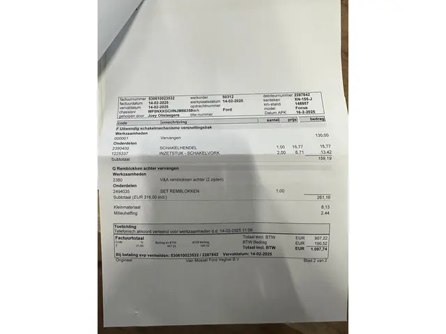 Ford Focus 1.0 EcoBoost ST Line Business 2019 Benzine 50