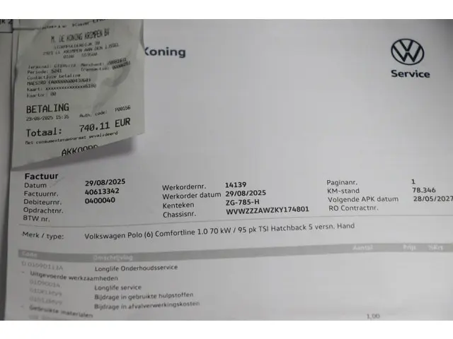 Volkswagen Polo 1.0 TSI Comfortline 2019 Benzine 13