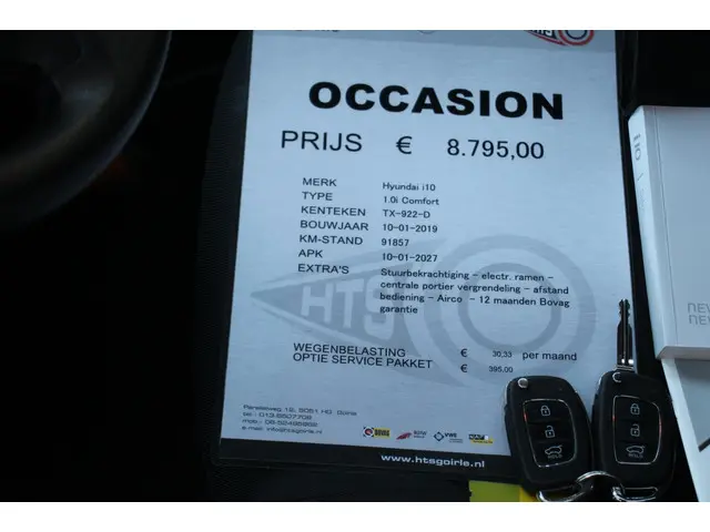 Hyundai i10 1.0i Comfort 2019 Benzine 22