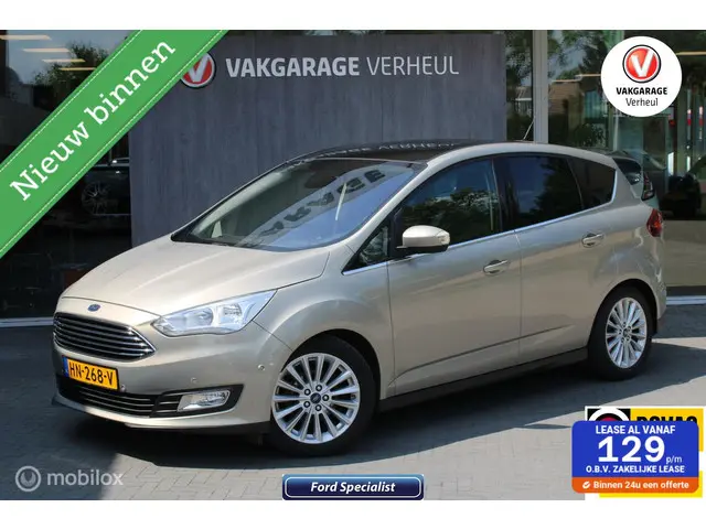 Ford C-MAX 1.0 Titanium|125Pk|Navi|Boekjes|Nap 2015 Benzine