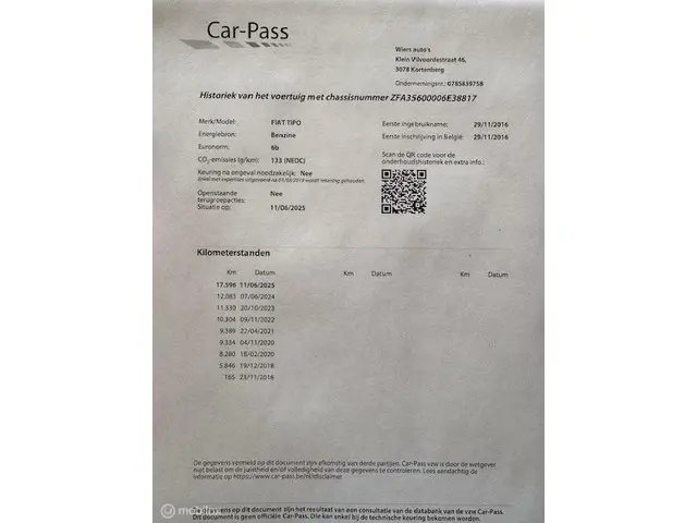 Fiat Tipo 1.4 16V Lounge Navi+Camera+17DKM!!! 2016 Benzine 6