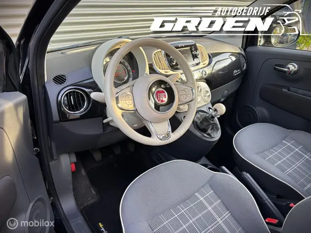 Fiat 500 1.2 Lounge PANO|AIRCO|GARNATIE 2015 Benzine 16