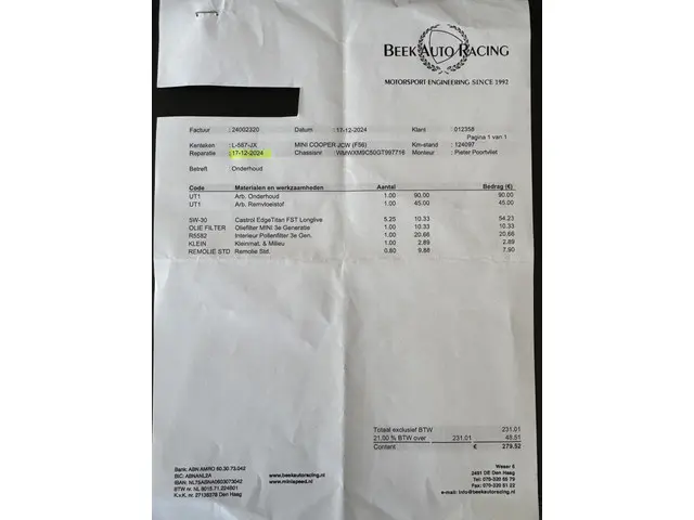 MINI Cooper Mini 2.0 John Works Chili 2016 Benzine 27