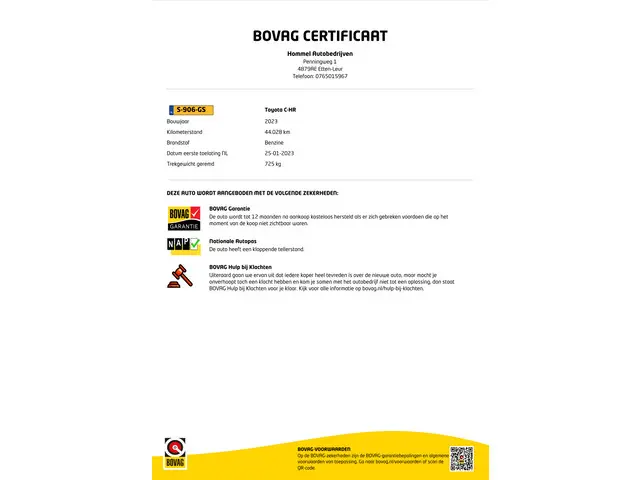 Toyota C-HR 1.8 Hybrid Dynamic 2023 Hybride Benzine 5