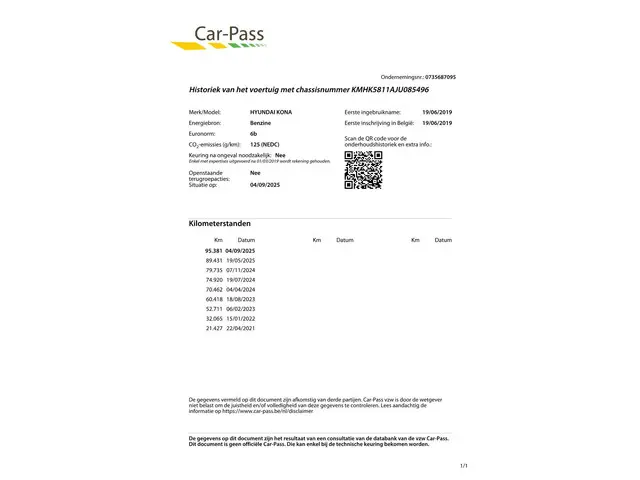 Hyundai Kona 1.0 T-GDI Premium 2019 Benzine 4