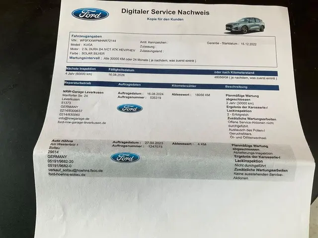 Ford Kuga 2.5 PHEV ST-Line 2022 Hybride Benzine 8