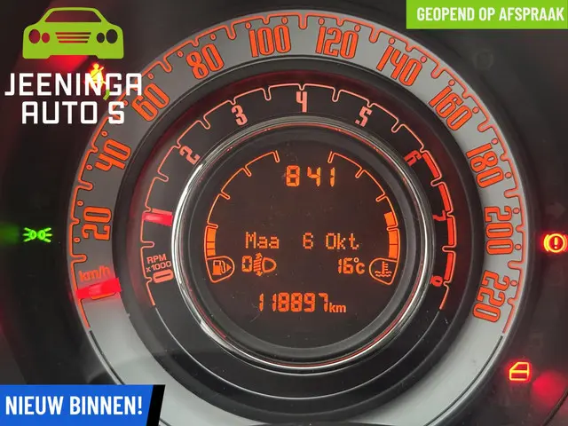Fiat 500 0.9 TwinAir Turbo Popstar|Airco 2016 Benzine 9