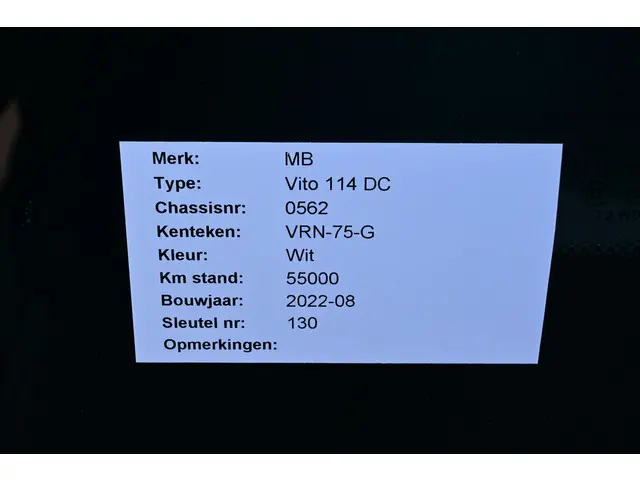 Mercedes-Benz Vito 114 CDI L2 DC 2022 Diesel 16