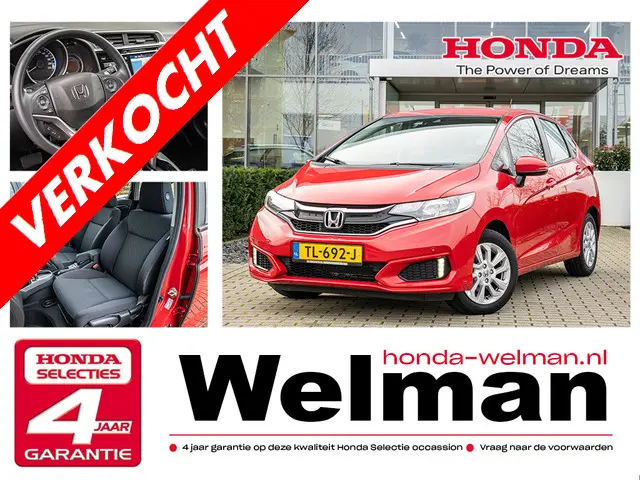 Honda Jazz 1.3i VTEC COMFORT 2018 Benzine