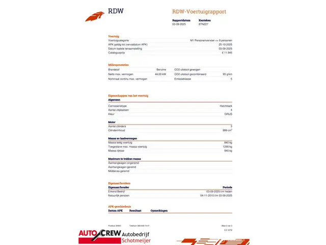 Volkswagen up! 1.0 move up! BlueMotion 2014 Benzine 25