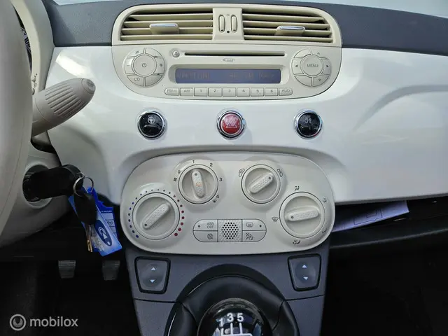 Fiat 500C 1.2 Popstar Cabrio zeer netjes!!! 2015 Benzine 10