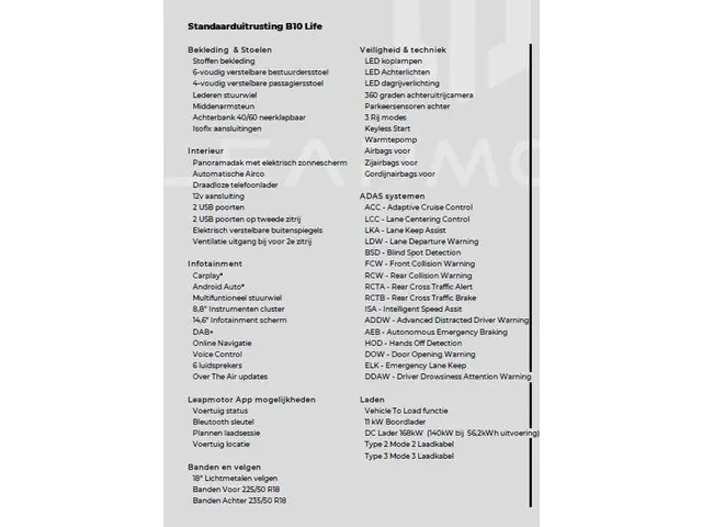 Leapmotor B10 Life Pro 56.2 kWh 2026 Elektrisch 31