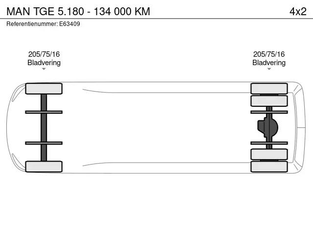 MAN TGE 5.180 - 134 000 KM 2019 Diesel 24