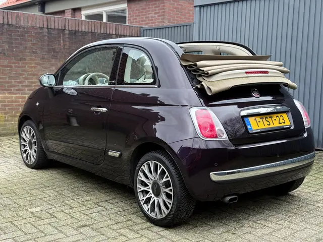 Fiat 500C 0.9 TwinAir Lounge| AUT | Leder | NAP 2014 Benzine 6