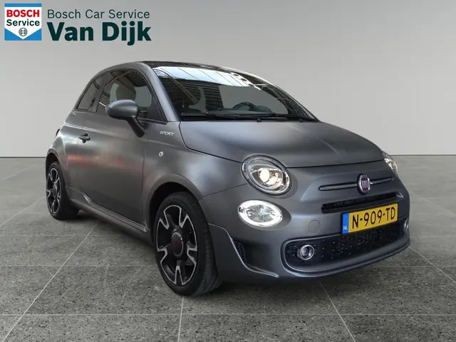 Fiat 500 1.0 Hybrid Sport / Panorama / Mat Grijs ! 2021 Benzine 6