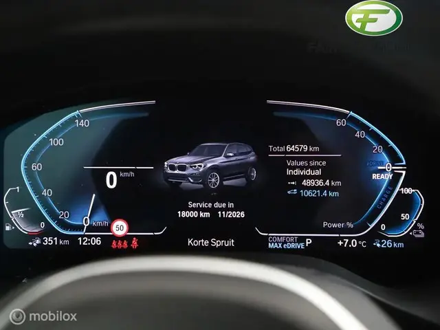 BMW X3 xDrive30e High Executive 2020 Hybride Benzine 7