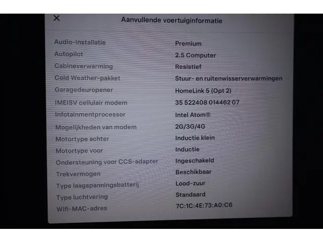 Tesla Model X 75D Base 7p. 2018 Elektrisch 5