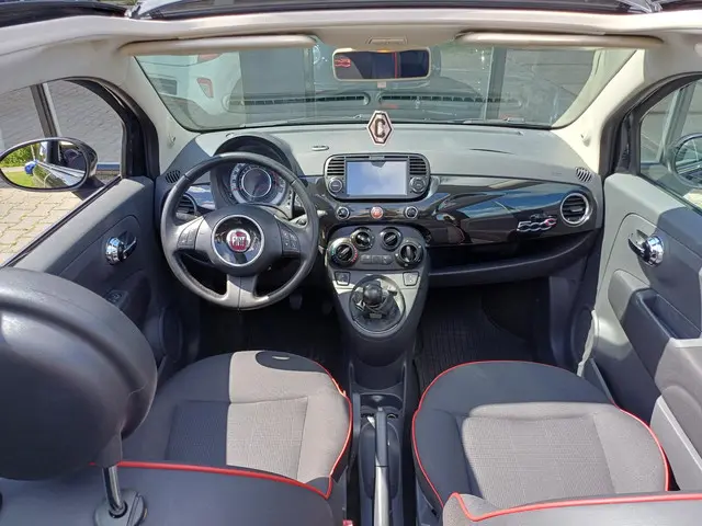 Fiat 500C 1.2 Lounge Cabrio Navi Airco 2016 Benzine 24
