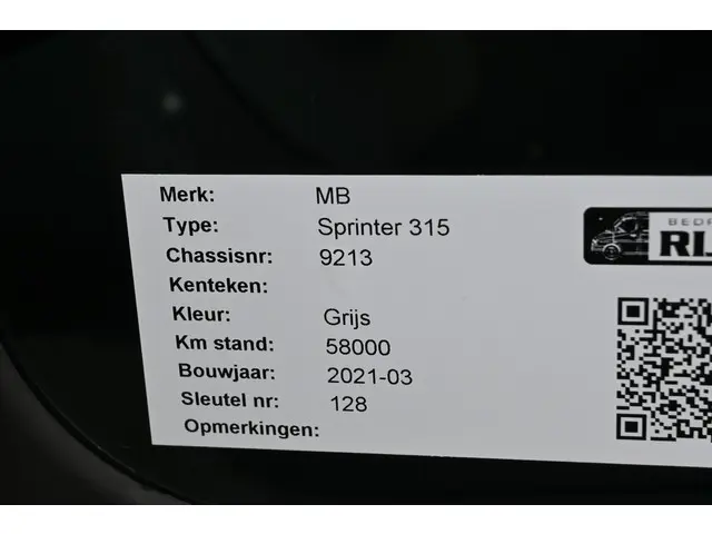 Mercedes-Benz Sprinter 315 CDI L1H1 RWD 2021 Diesel 17