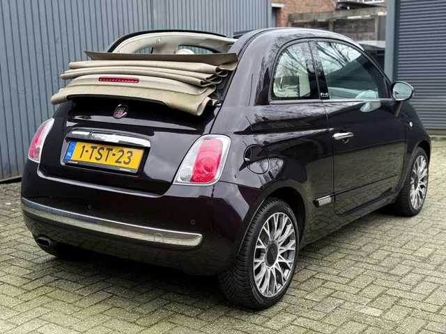 Fiat 500C 0.9 TwinAir Lounge| AUT | Leder | NAP 2014 Benzine 12