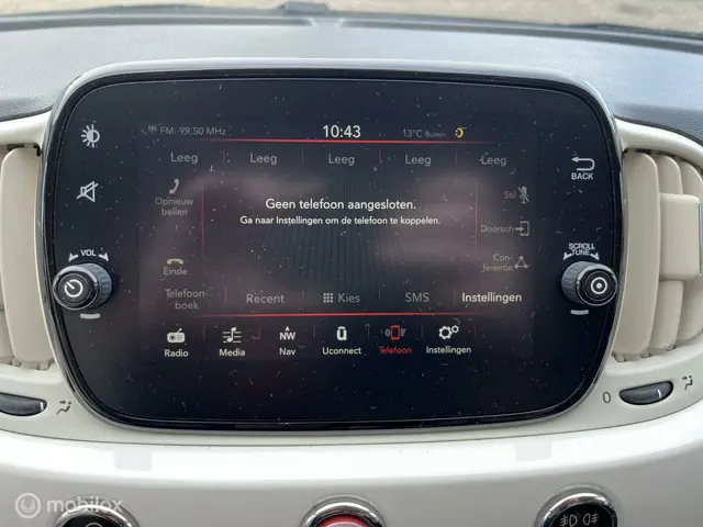 Fiat 500C 1.2 Lounge CABRIO*AIRCO*CRUISE*PDC* 2019 Benzine 13