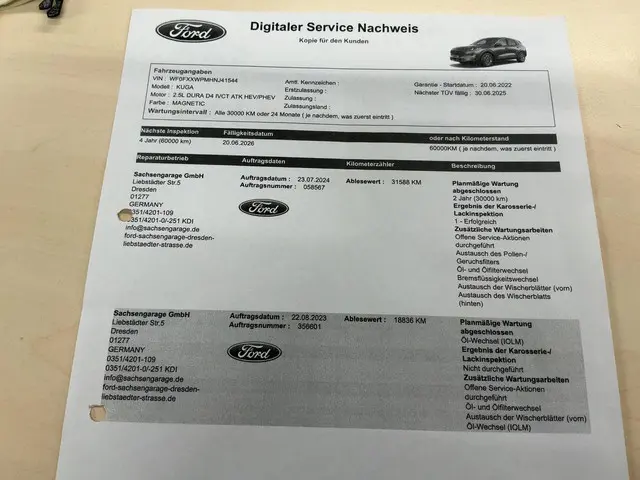 Ford Kuga 2.5 PHEV Titanium 2022 Hybride Benzine 8