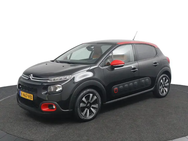 Citroën C3 1.2 PureTech S&S Shine zwart 2017 Benzine 9