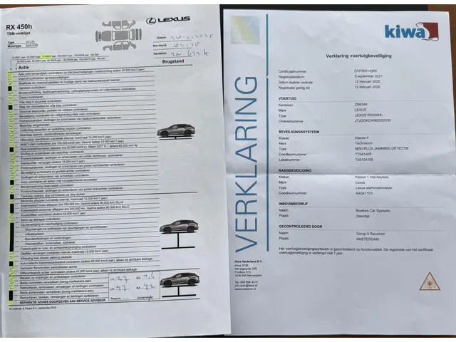 Lexus RX 450hL 4WD Premium 2019 Hybride Benzine 10