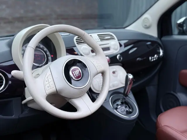 Fiat 500C 0.9 TwinAir Lounge| AUT | Leder | NAP 2014 Benzine 8