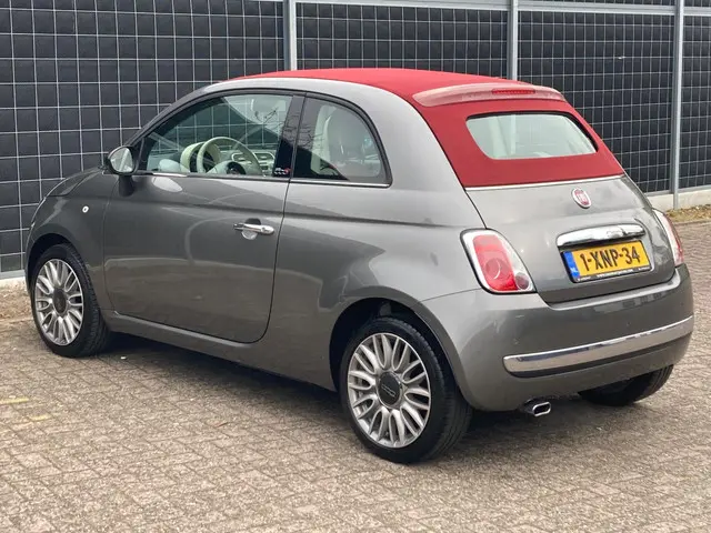 Fiat 500C 0.9 TwinAir Lounge Cabrio leder 2014 Benzine 4