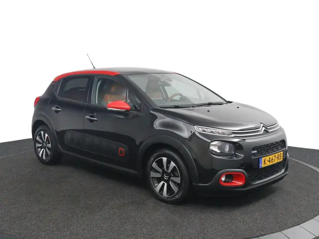 Citroën C3 1.2 PureTech S&S Shine zwart 2017 Benzine 2