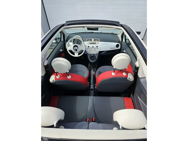 Fiat 500C 1.2 Popstar Cabrio zeer netjes!!! 2015 Benzine 14