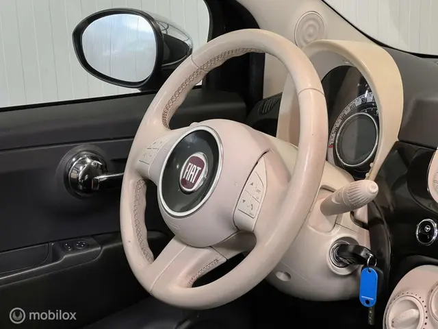 Fiat 500 1.2 Lounge [ leder historie LM ] 2014 Benzine 21