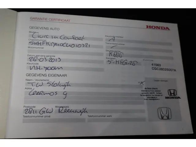 Honda Civic 1.4 Comfort 2013 Benzine 26