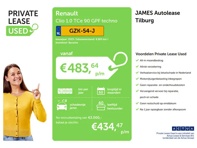 Renault Clio 1.0 TCe 90 GPF techno 2025 Benzine 2